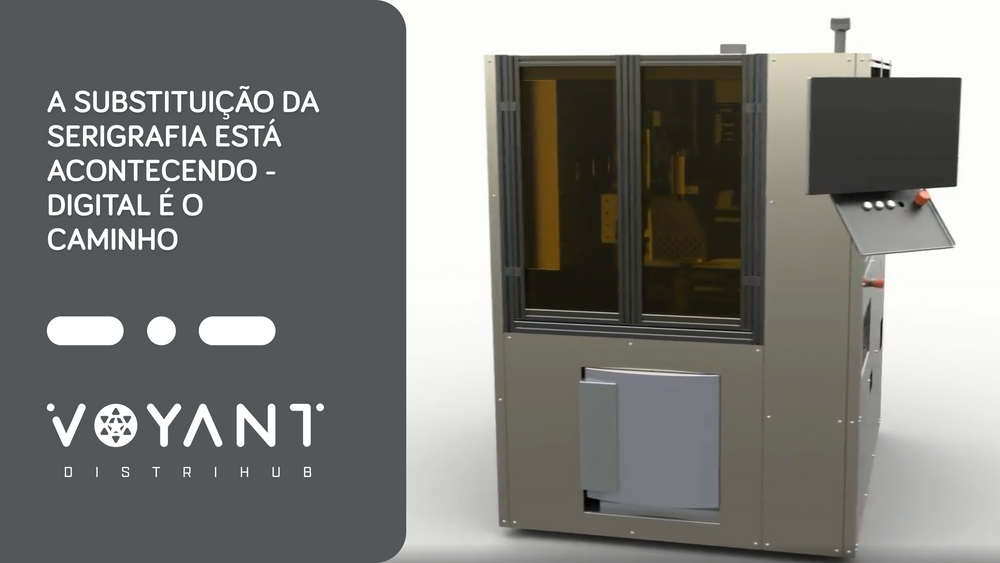 A substituição da serigrafia está acontecendo