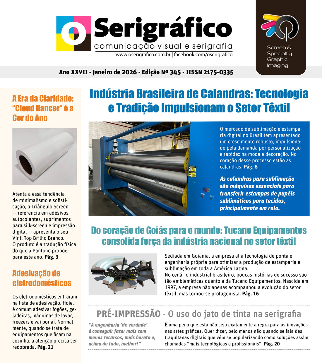 O Serigráfico - Janeiro de 2026