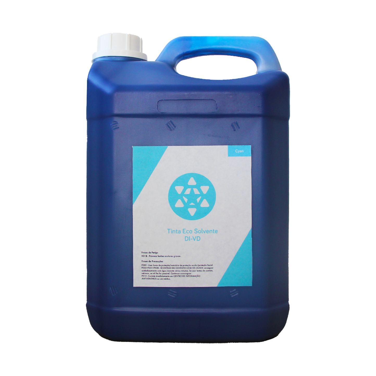 Tinta Solvente DI-VD Grandes Formatos - 5 Litros Cyan