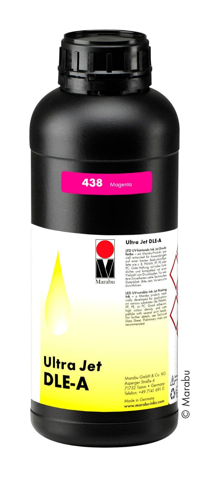 Tinta UV-LED Inkjet de Alta Performance – Marabu Ultra Jet DLE-A