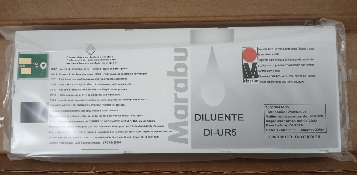 Solvente de Limpeza Eco Solvente Epson Marabu DI-UR5